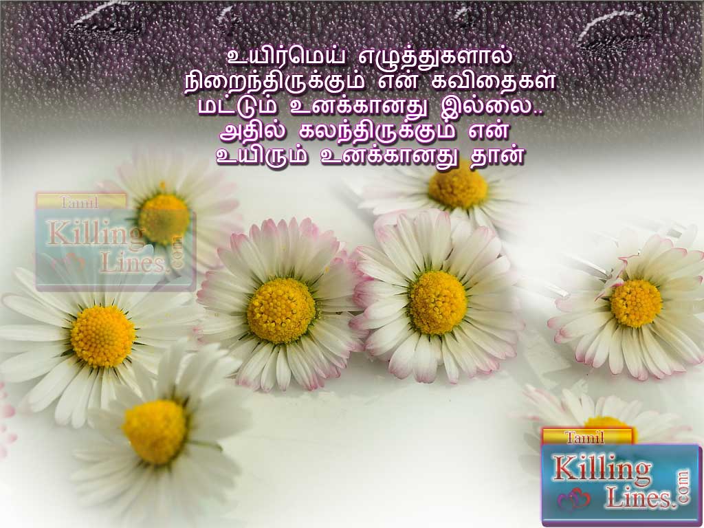 HD Tamil Uyir Kavithai Feeling Lines Free Download