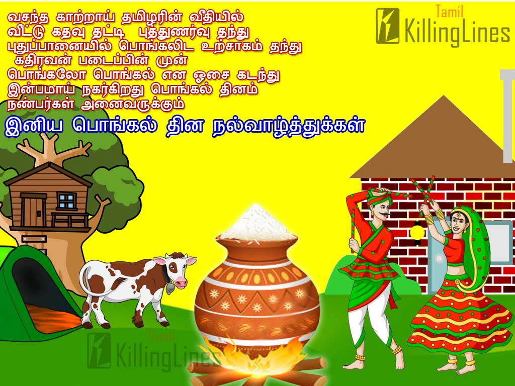 Happy Pongal 2016 Images And Hd Wallpapers With Tamil Pongal Quotations For Facebook Profile Pictures 